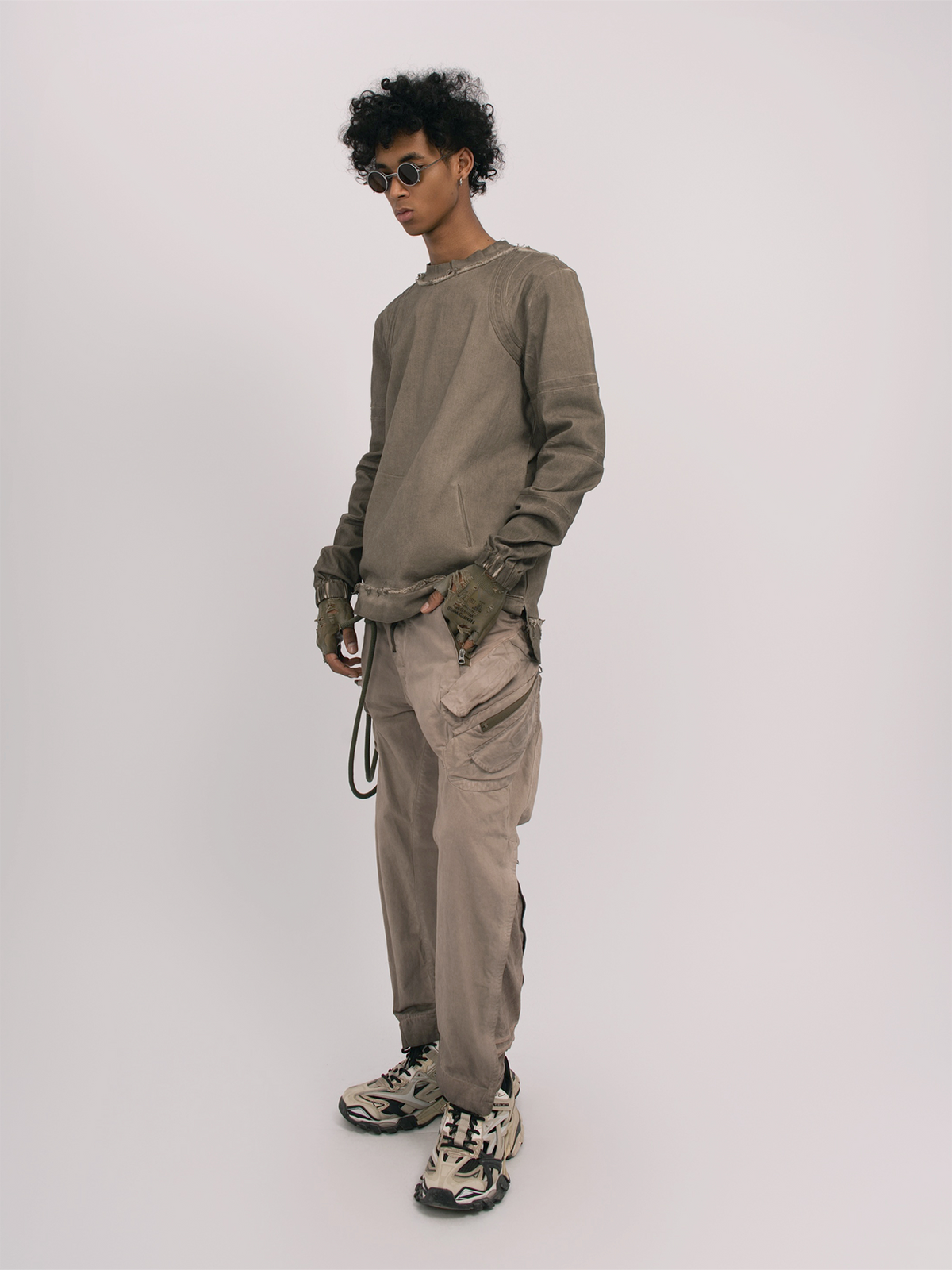 STEAM Distressed Multi-Pocket Utility Cargo Pants – photo 18 of 29