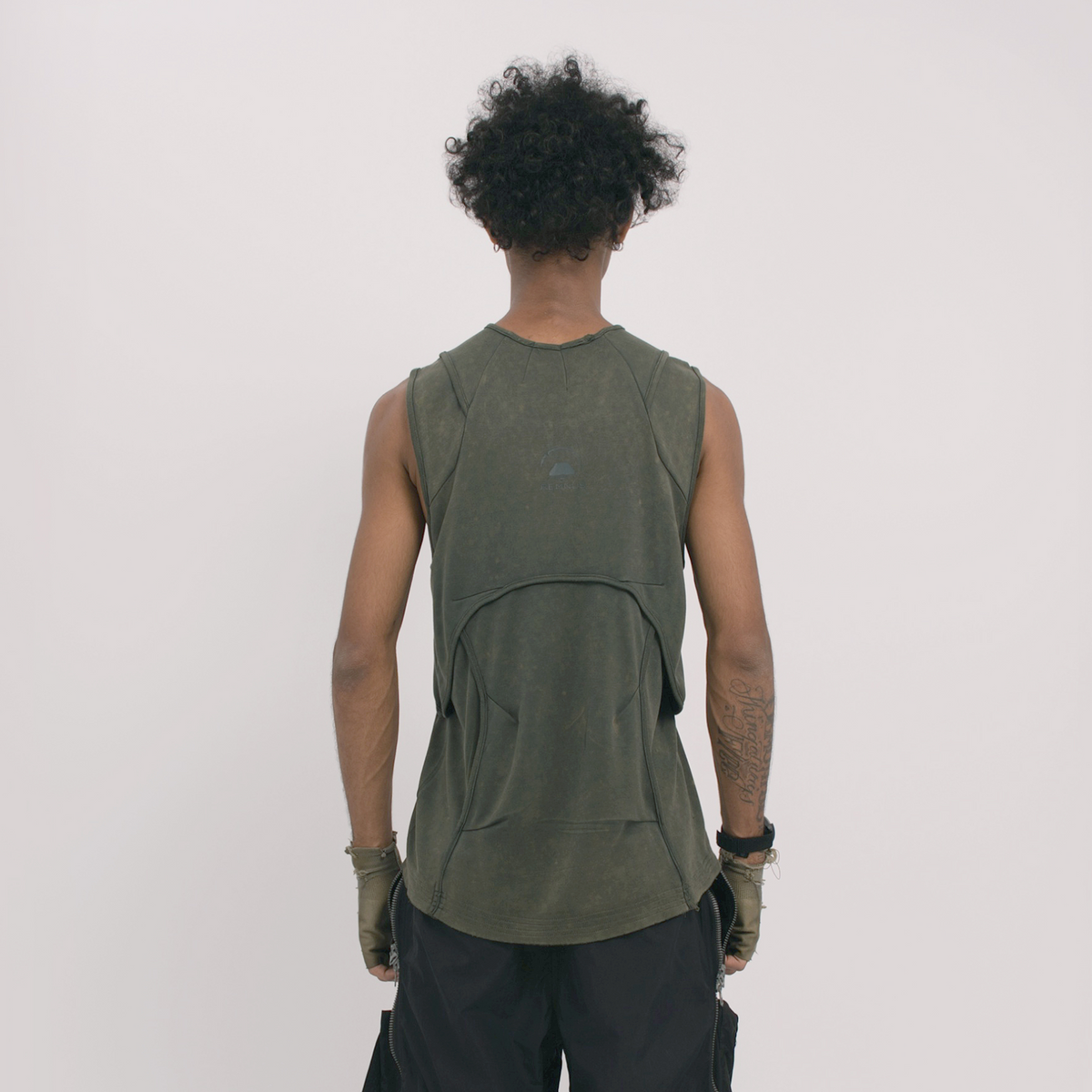 STEAM Deconstructed Spliced Washed Vest – photo 2 of 16