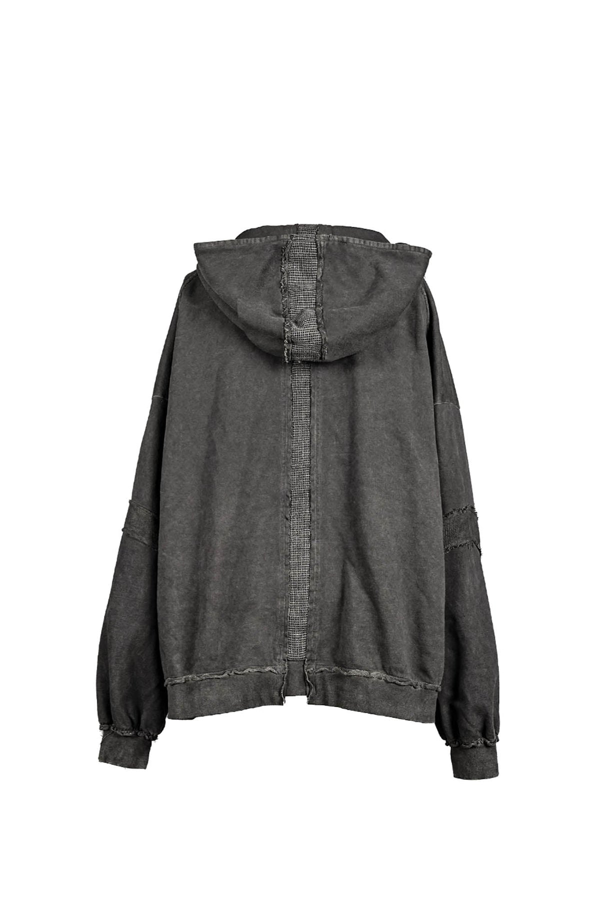 UNDERWATER Distressed Demon Clad Deconstructed Hooded Jacket – photo 12 of 12