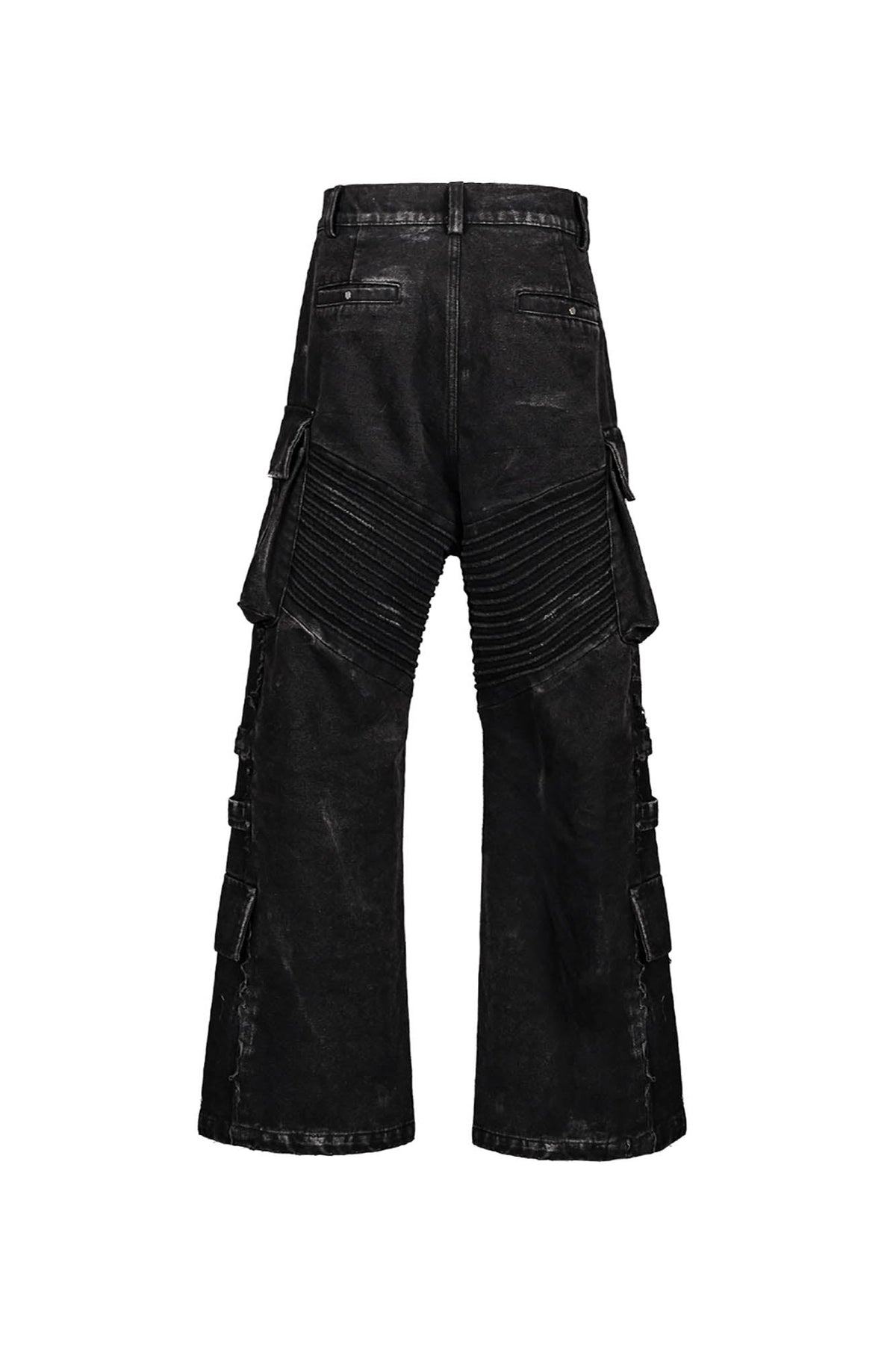 UNDERWATER Deconstructed Distressed Wanderer Multi-Pocket Jeans – photo 12 of 12