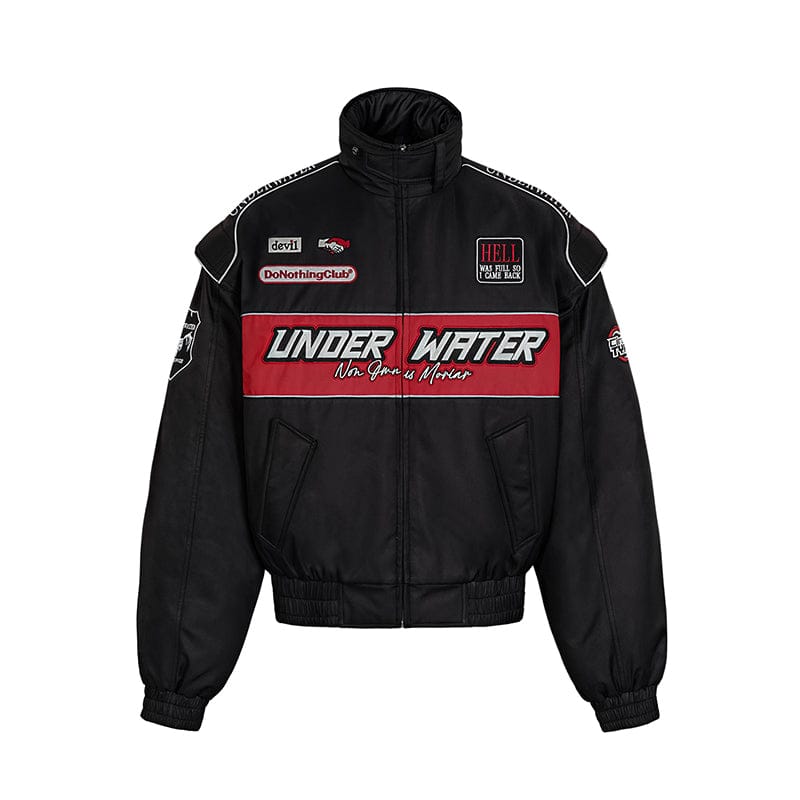 UNDERWATER Hell Racer Embroidered Padded Bomber – photo 10 of 15