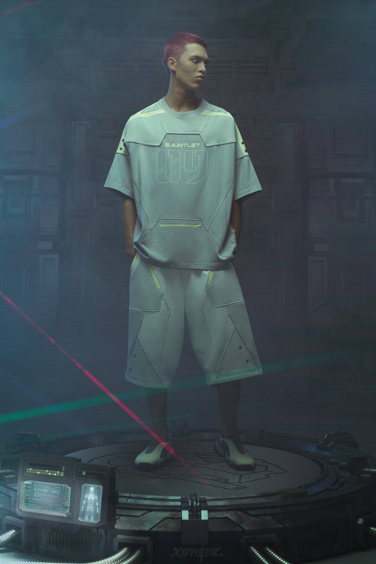 XIPHEVIL Modern Deconstructed Rivet Jersey Sliver – photo 6 of 19