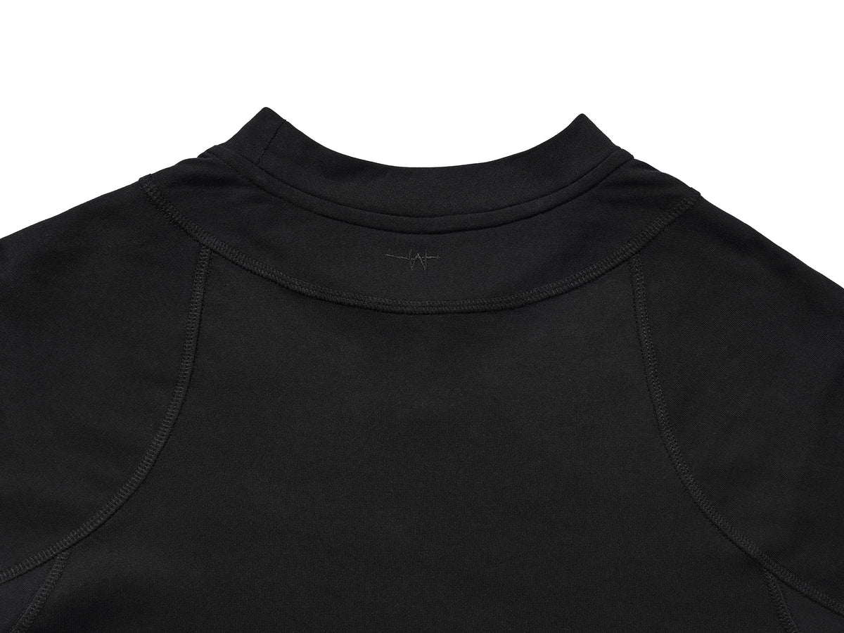UNDERWATER Cross Embroidered High Neck Long-Sleeve Tee – photo 10 of 12