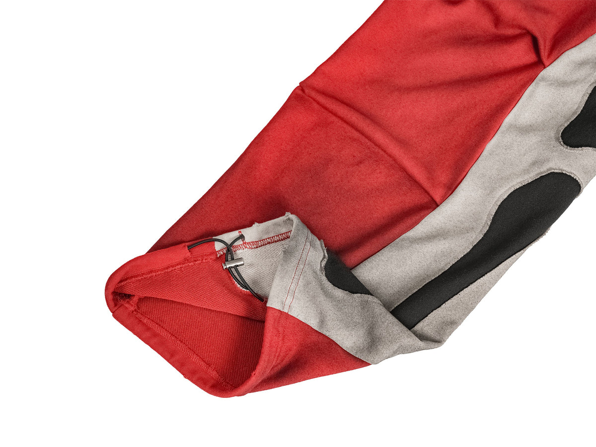 UNDERWATER Skeleton Distressed Contrast Panel Sweatpants – photo 12 of 13