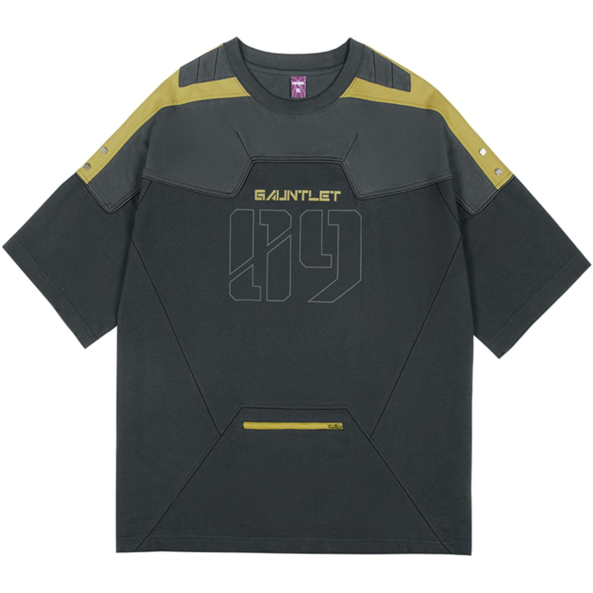 XIPHEVIL Modern Deconstructed Rivet Jersey Yellow – photo 15 of 15
