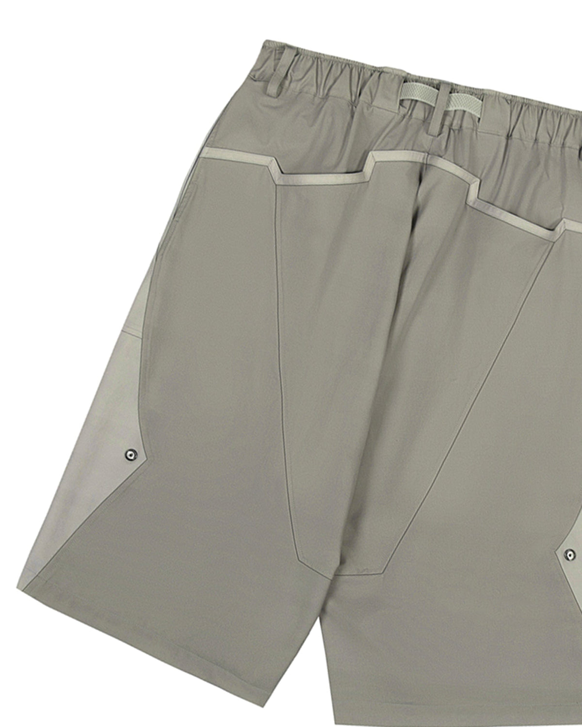 XIPHEVIL Demiurge Deconstructed Multi-Zipper Shorts Green – photo 10 of 13