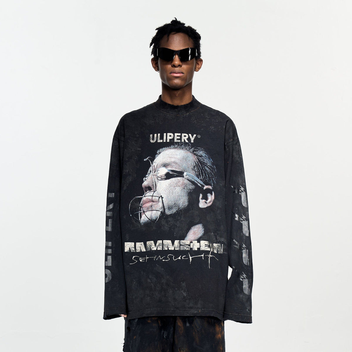 ULIPERY Rammstein Bound Gaze Long Sleeve Tee