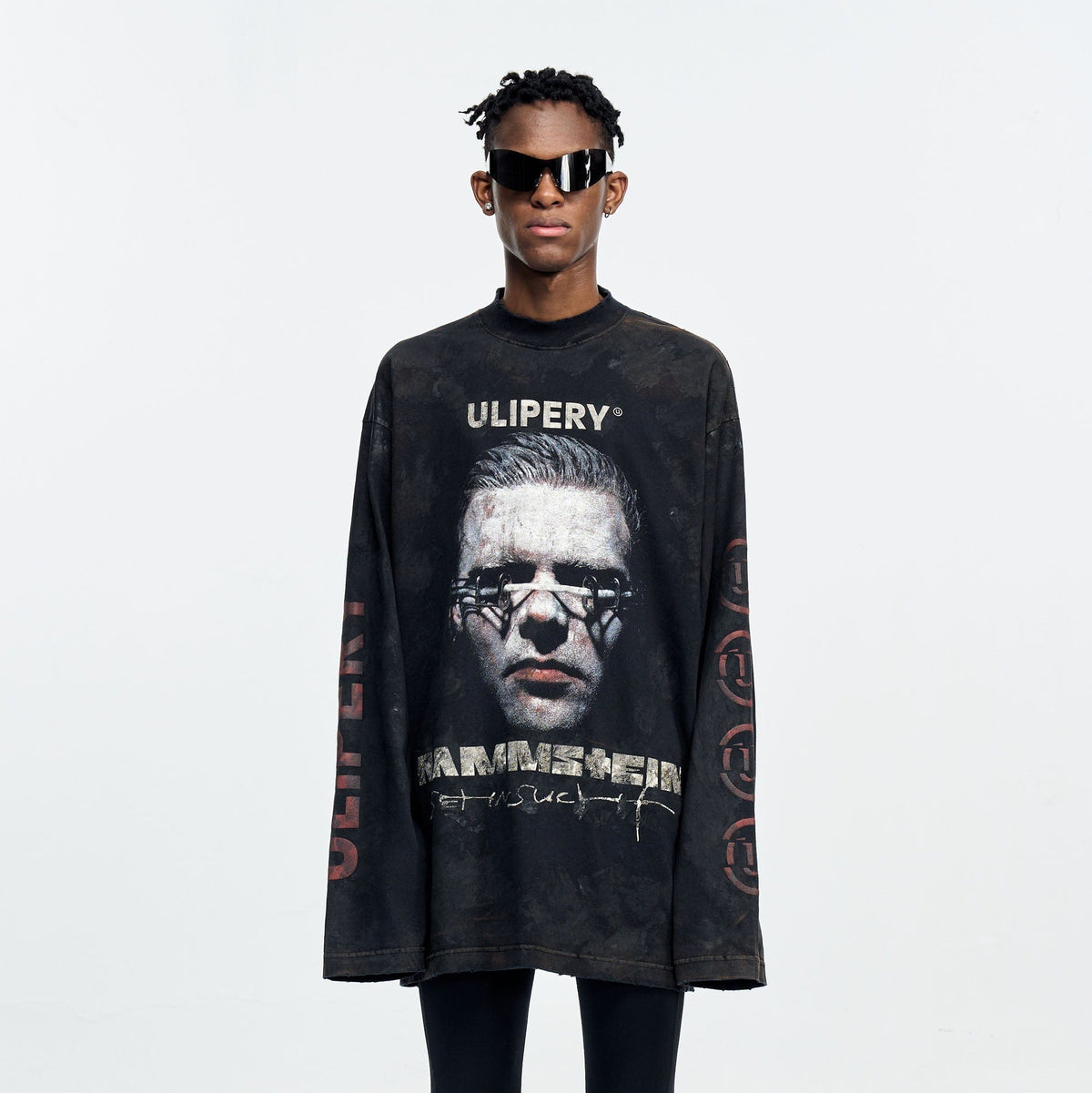 ULIPERY Rammstein Steel Visor Long Sleeve Tee