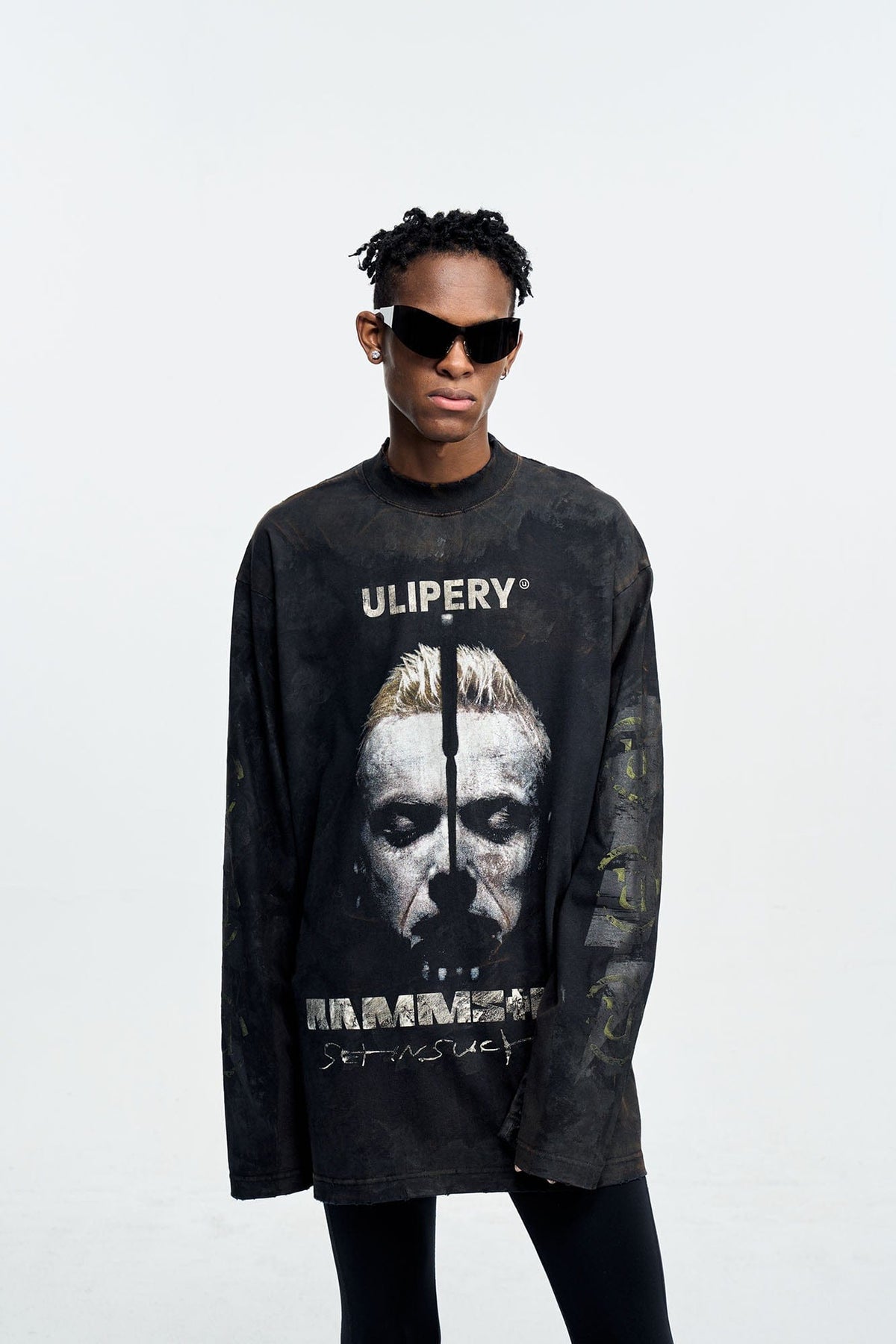 ULIPERY Rammstein Forehead Spike Long Sleeve Tee – photo 5 of 19