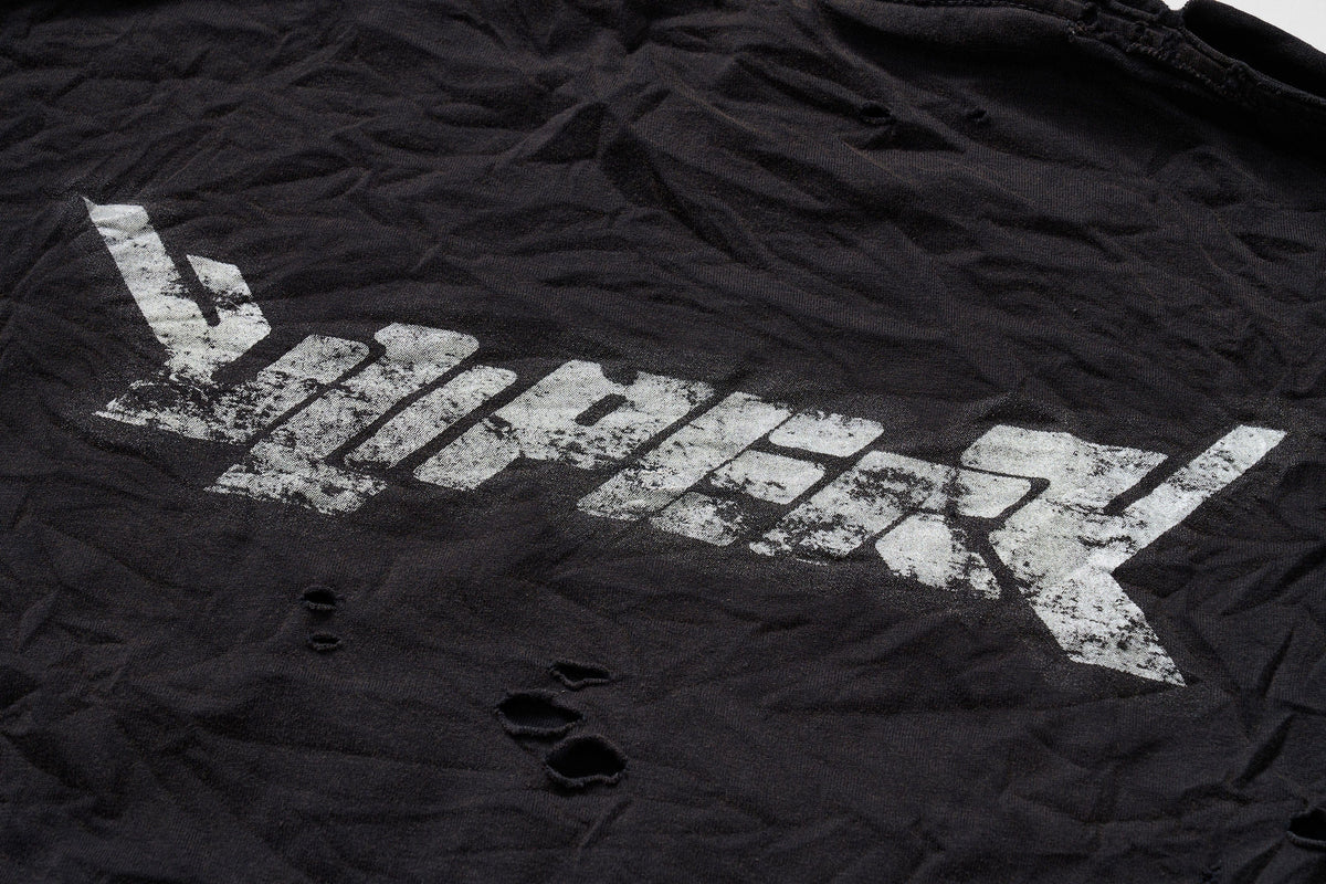 ULIPERY Distressed Glow Crinkled Long Sleeve Tee – photo 20 of 21