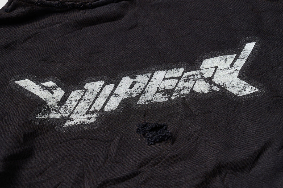 ULIPERY Distressed Glow Crinkled Hoodie – photo 11 of 20