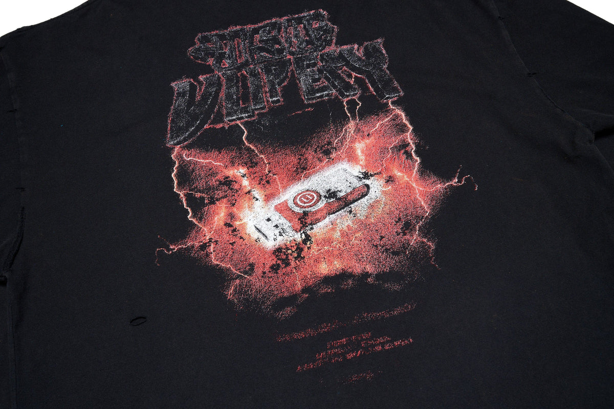 ULIPERY Distressed USB Flash Drive Graphic Long Sleeve Tee – photo 10 of 11