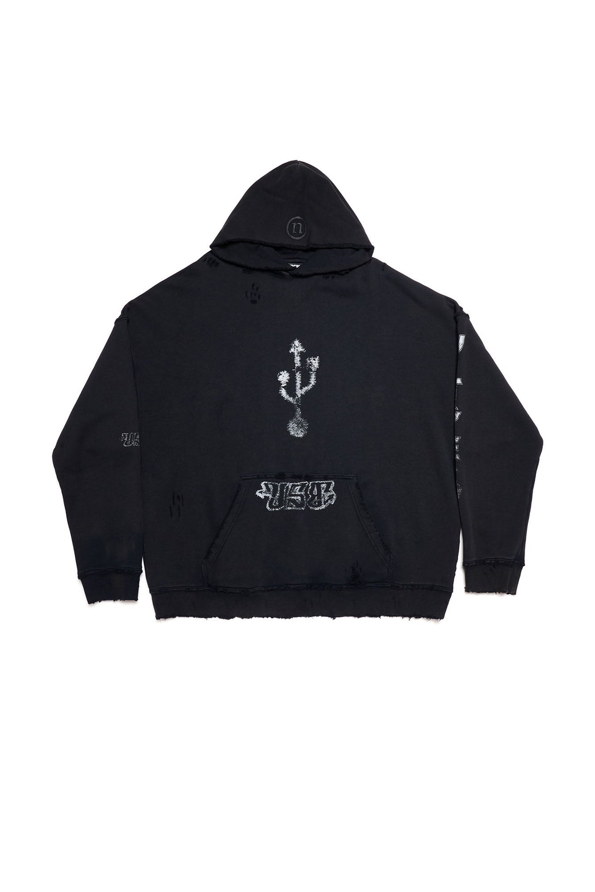 ULIPERY Distressed USB Graphic Hoodie – photo 8 of 12