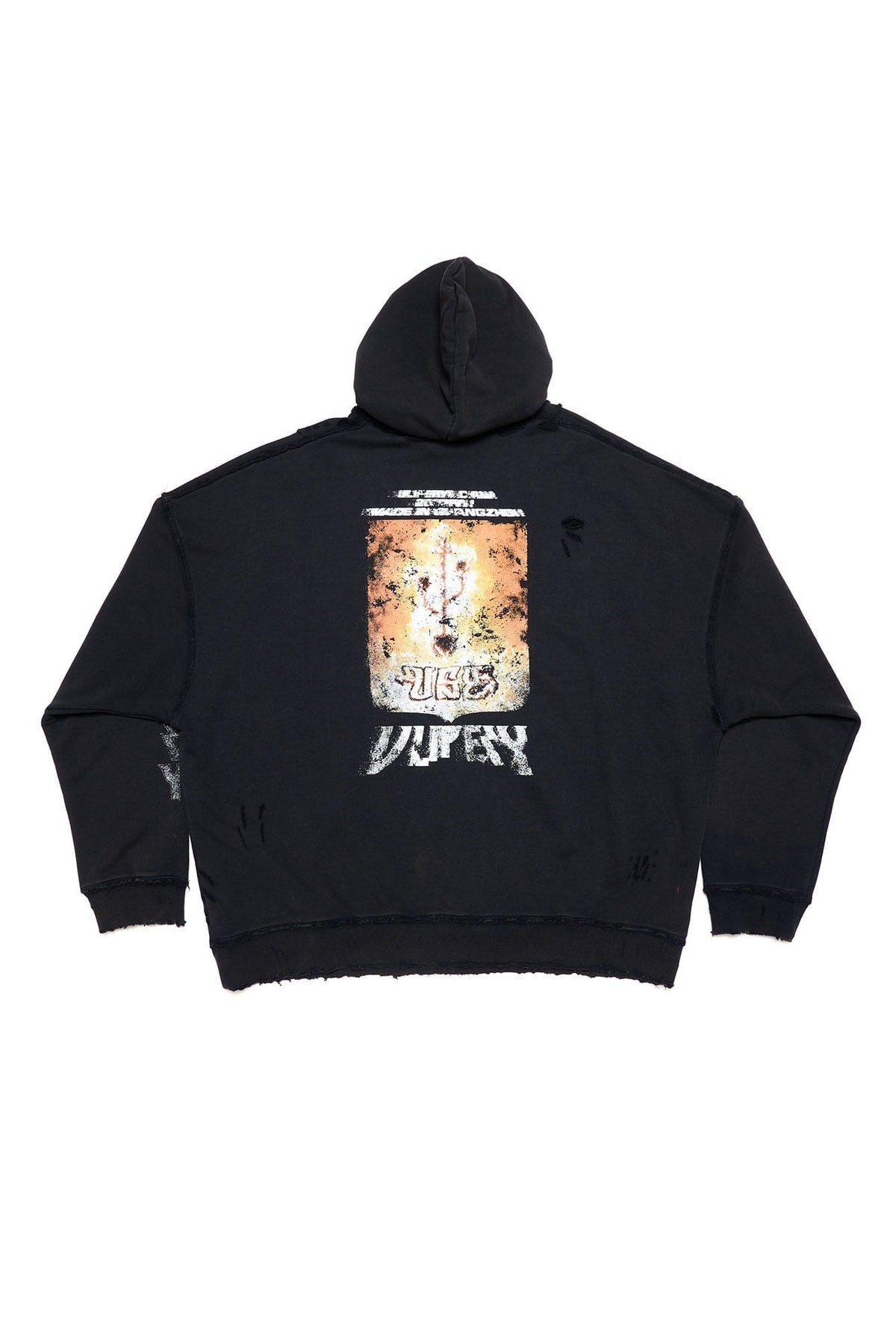 ULIPERY Distressed USB Graphic Hoodie – photo 9 of 12