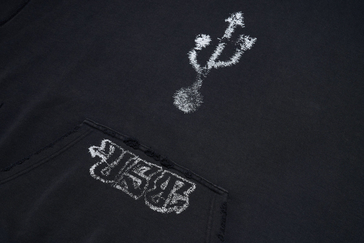 ULIPERY Distressed USB Graphic Hoodie – photo 11 of 12