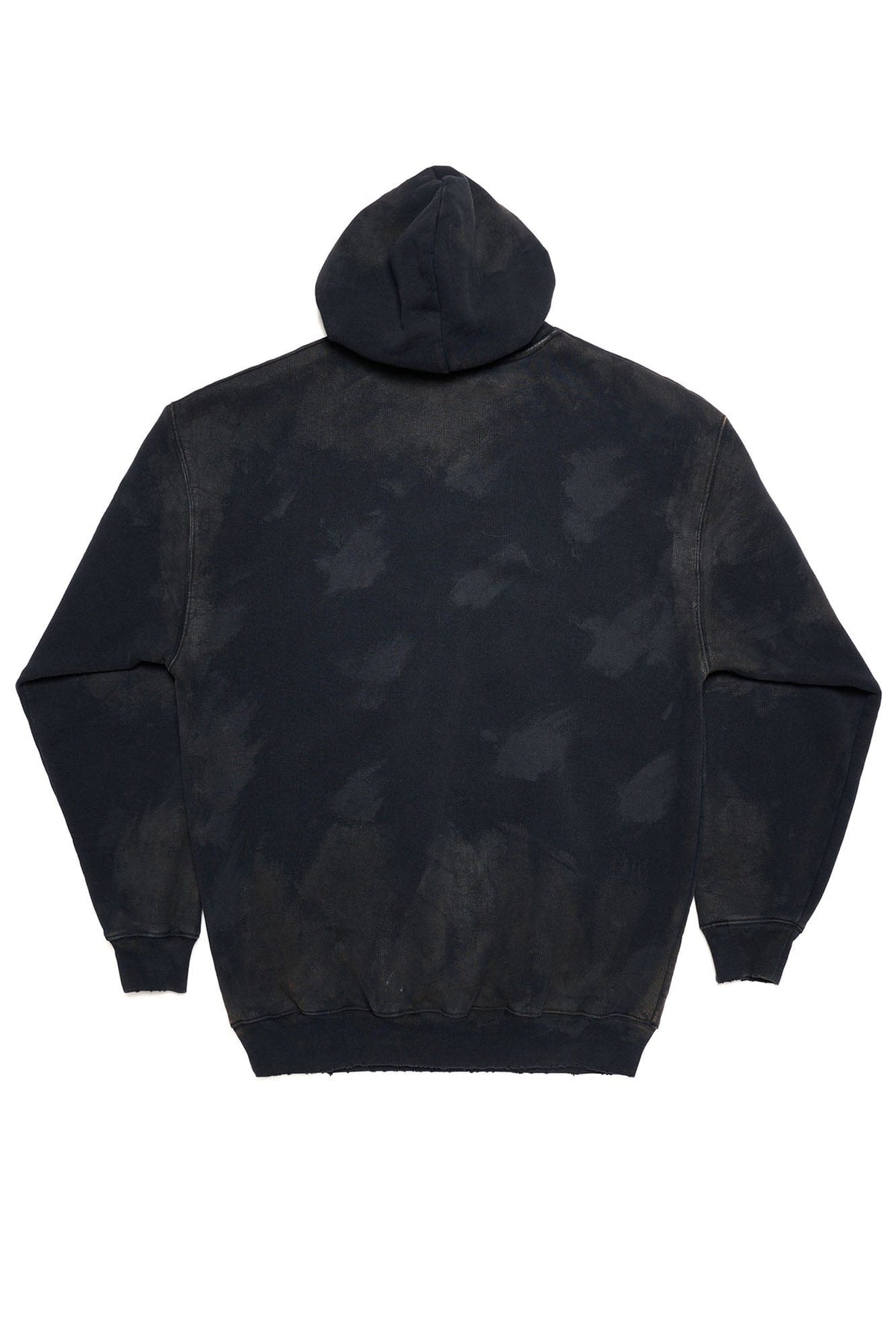ULIPERY LOGO Mud-Wash Frayed Hoodie – photo 11 of 14
