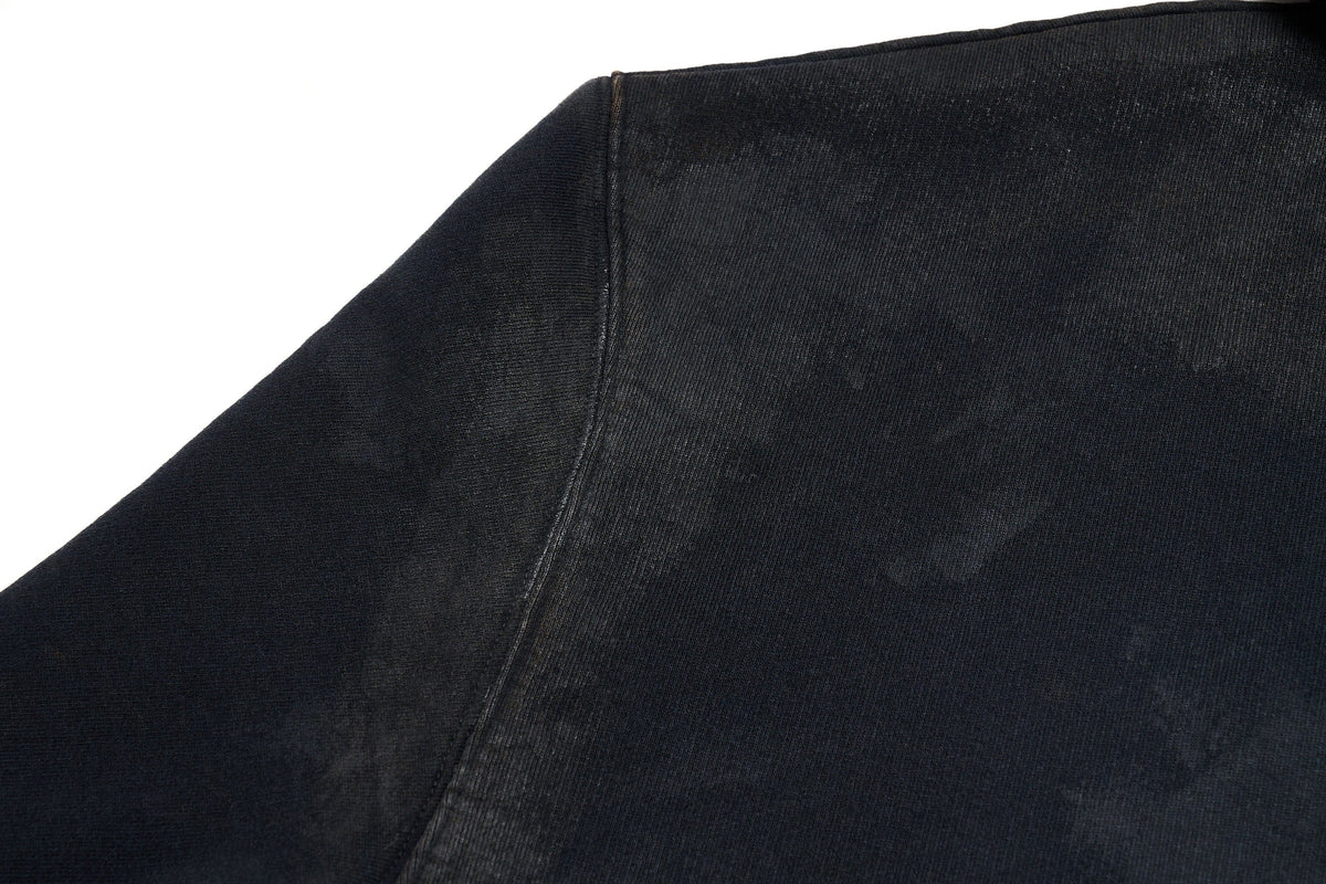 ULIPERY LOGO Mud-Wash Frayed Hoodie – photo 12 of 14