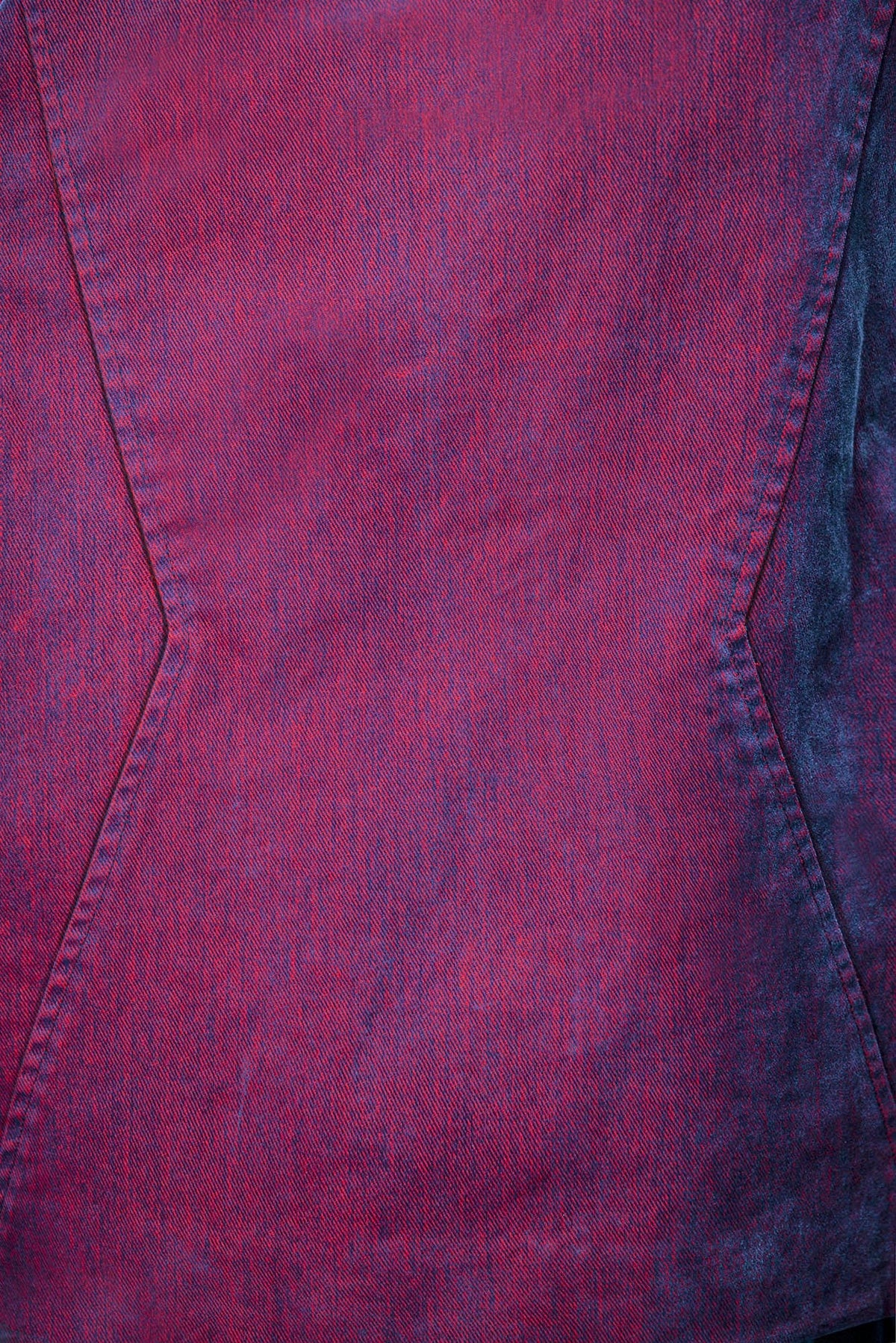 XIPHEVIL Mech Deconstructed Washed Denim Jacket Red – photo 7 of 13