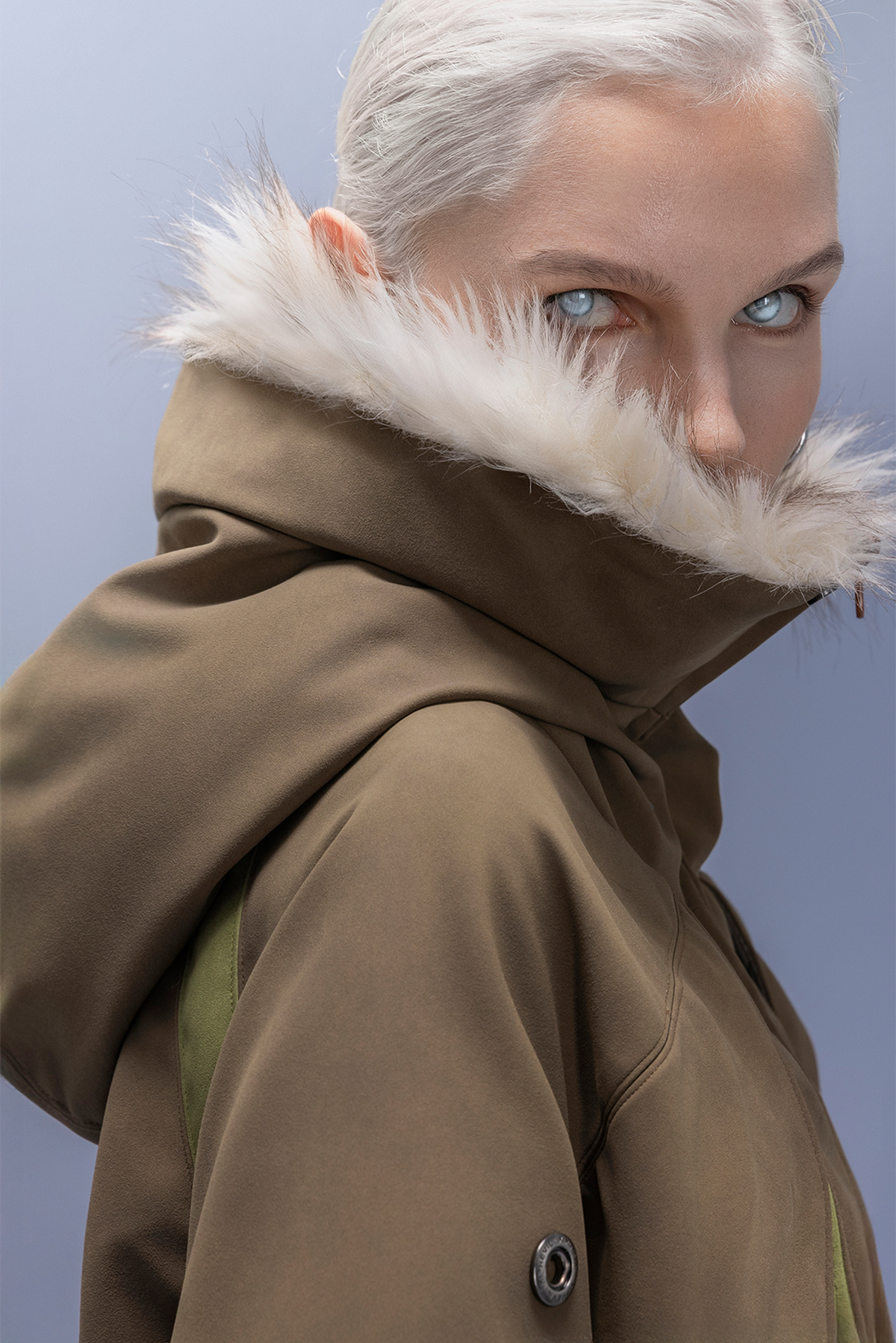 XIPHEVIL Faux Fur Trim Panel Puffer Jacket – photo 16 of 16