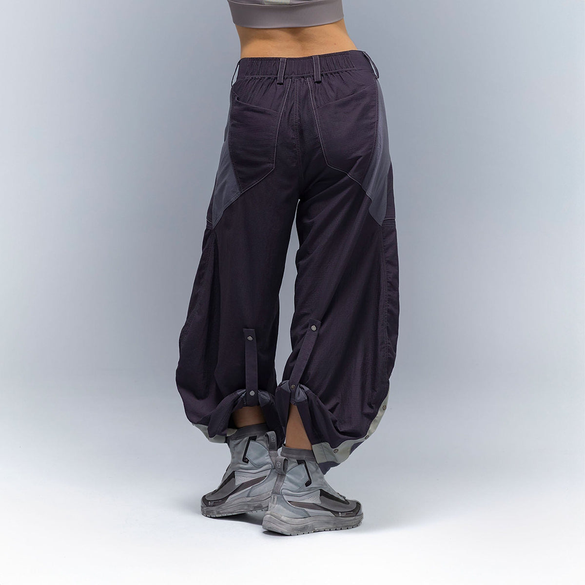 XIPHEVIL Deconstructed Contrast Panel Utility Curved Pants – photo 2 of 23
