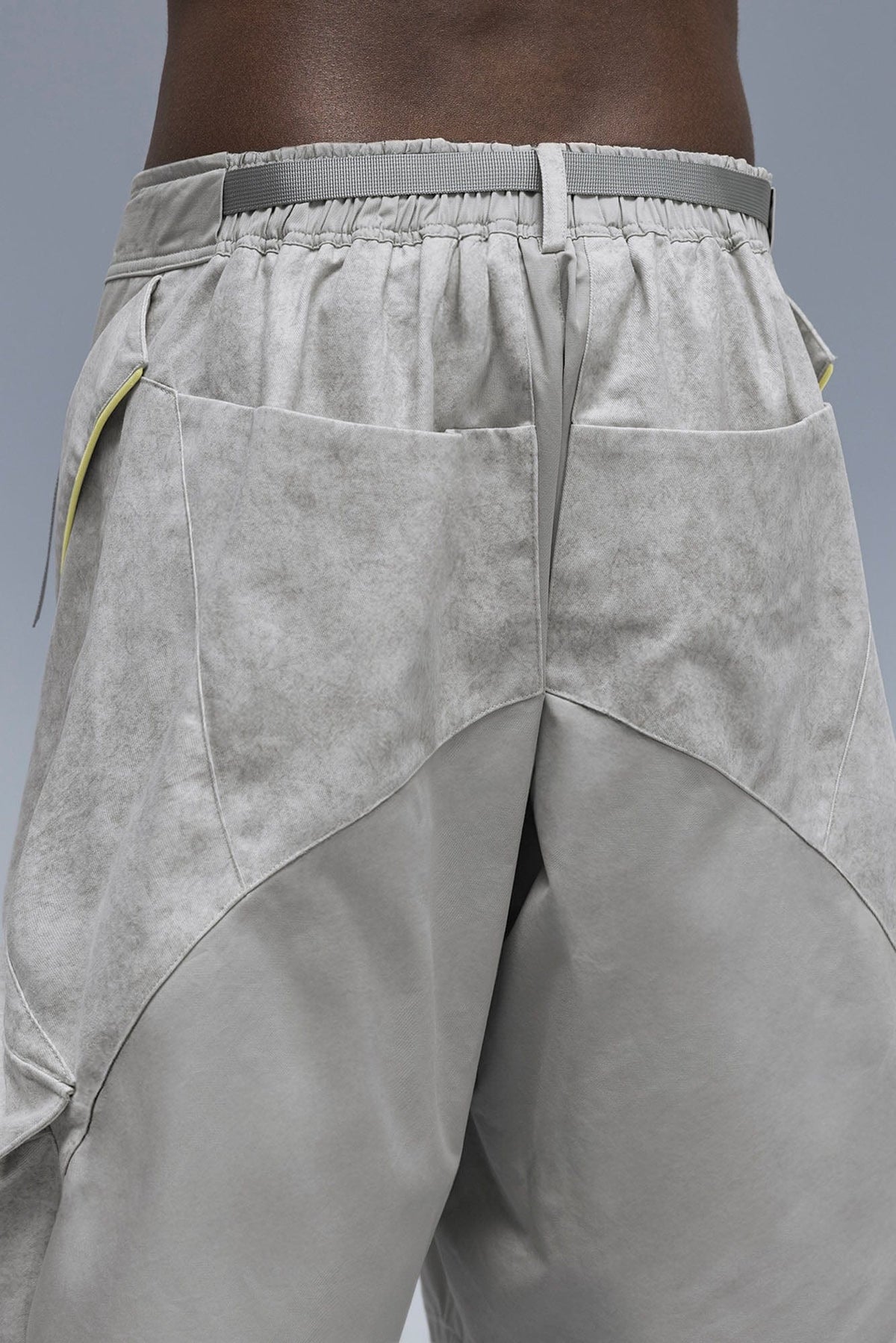 XIPHEVIL Washed Contrast Panel Pocket Utility Shorts Gray – photo 6 of 11
