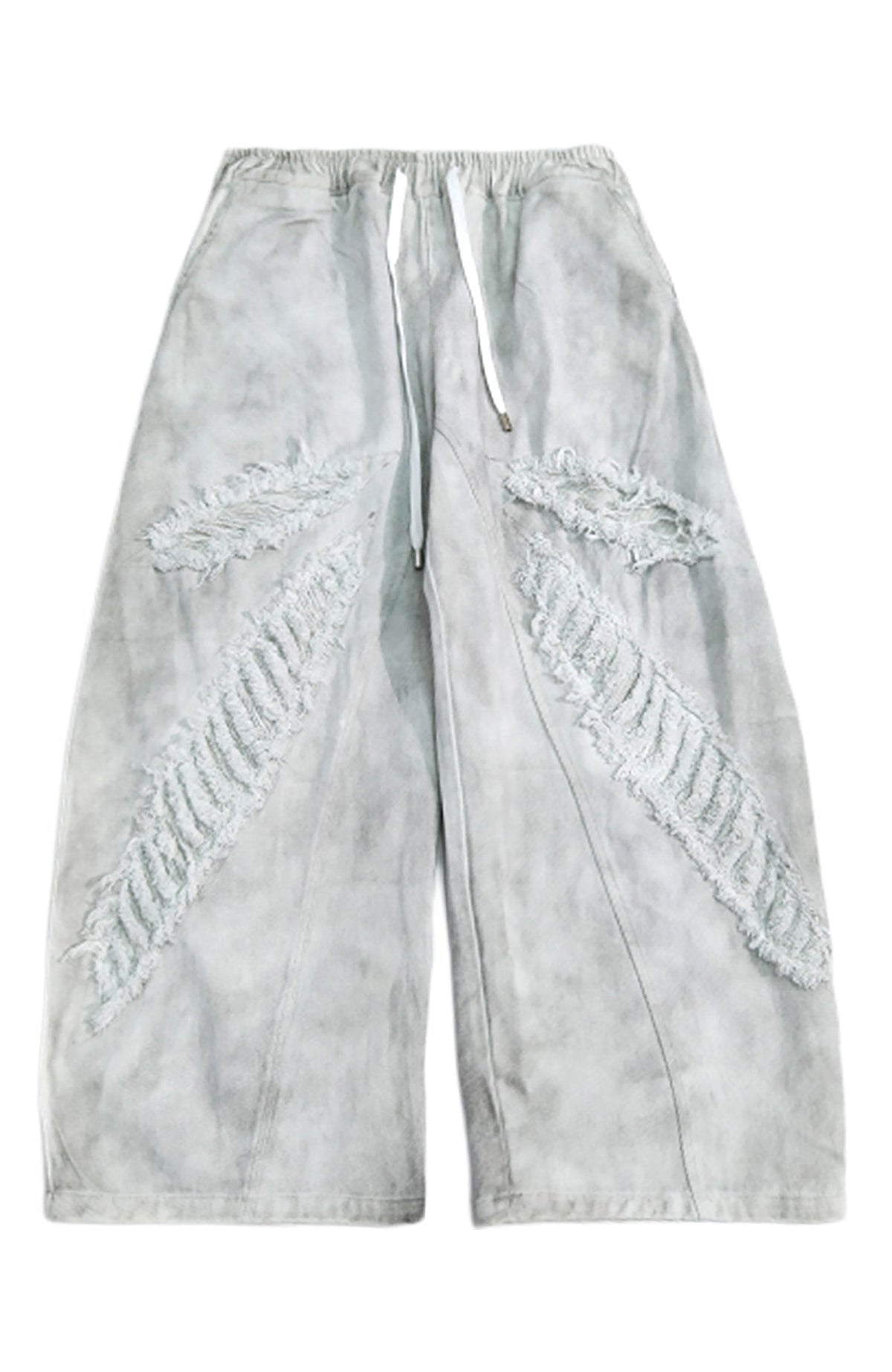 UUCSCC Mud-Dyed Distressed Straight-Leg Jeans – photo 10 of 13