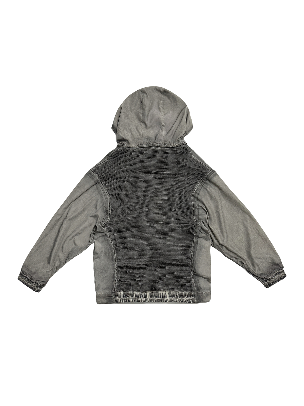STEAM Distressed Zip-Up Detachable Hooded Jacket – photo 49 of 50