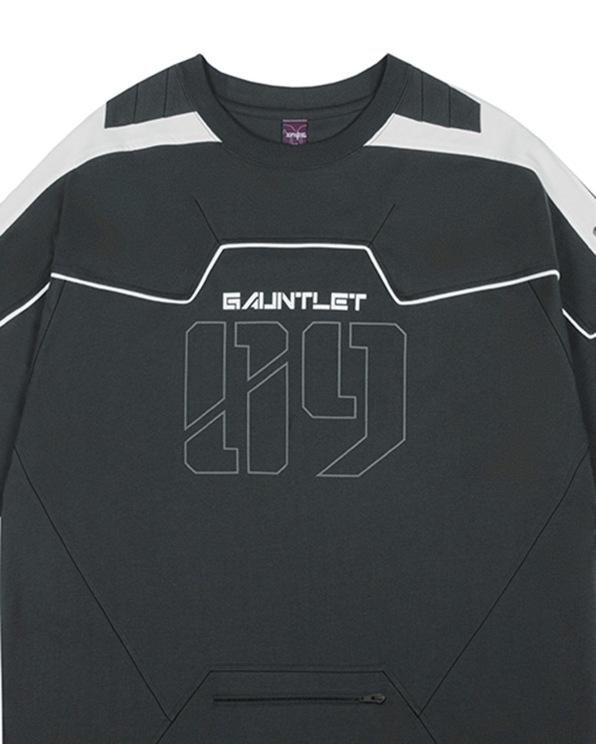 XIPHEVIL Modern Deconstructed Rivet Jersey Black – photo 11 of 15