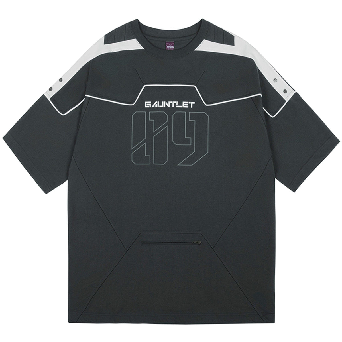 XIPHEVIL Modern Deconstructed Rivet Jersey Black – photo 14 of 15