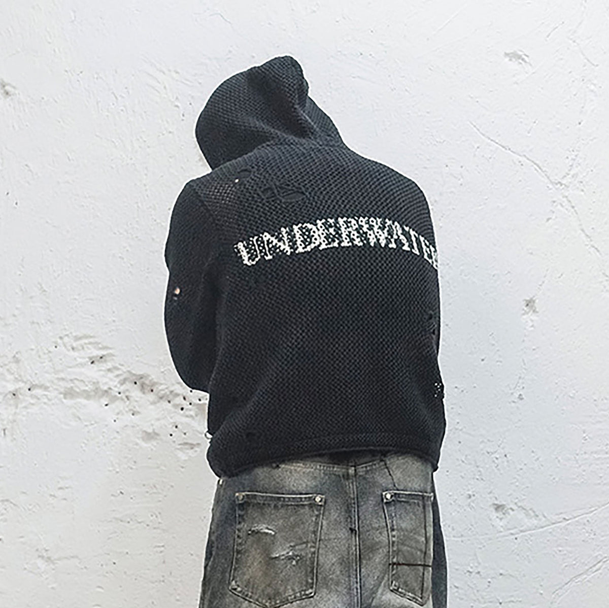 UNDERWATER Hellbound Wing Hooded Zip-Up Cardigan – photo 2 of 13