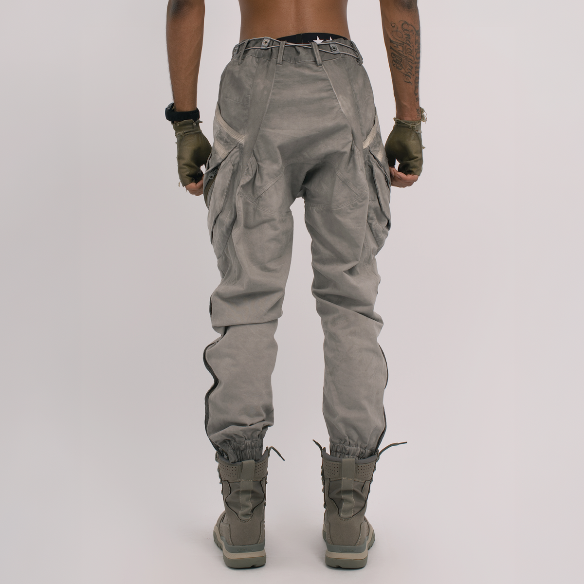 STEAM Distressed Multi-Pocket Utility Cargo Pants – photo 5 of 29