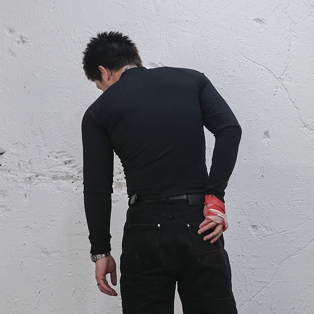 UNDERWATER Satan Racing Mock-Neck Long-Sleeve Tee – photo 2 of 12