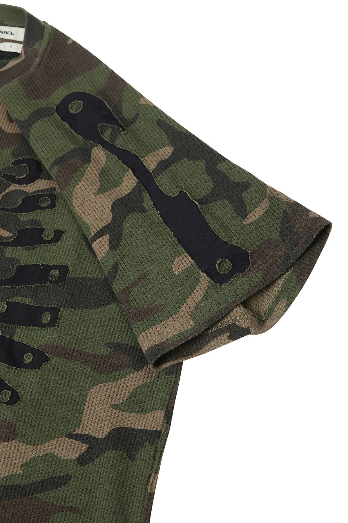 RELABEL Camo Detachable Hood Skeleton Graphic Tee – photo 10 of 14