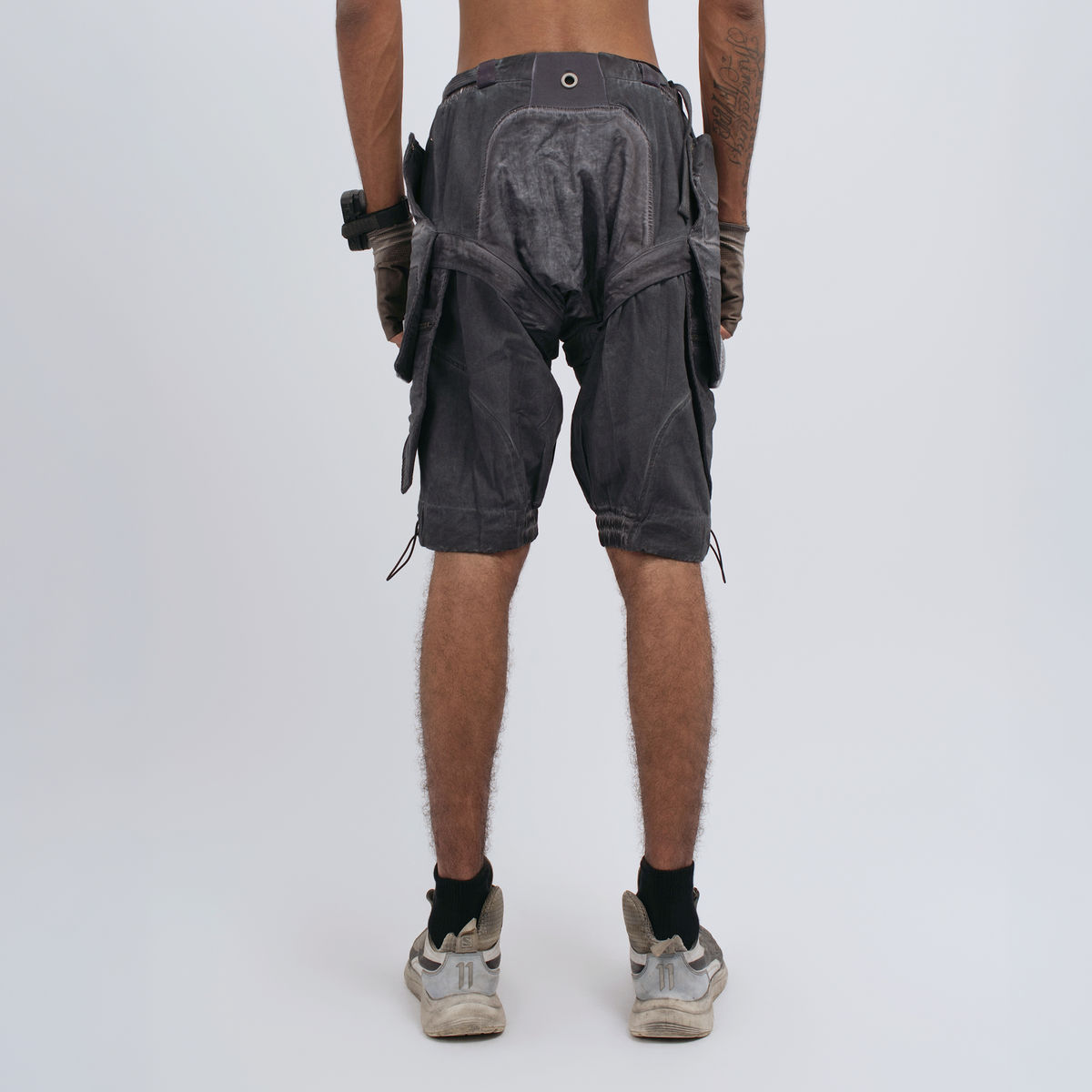 STEAM Distressed Spliced Detachable Utility Shorts – photo 5 of 27