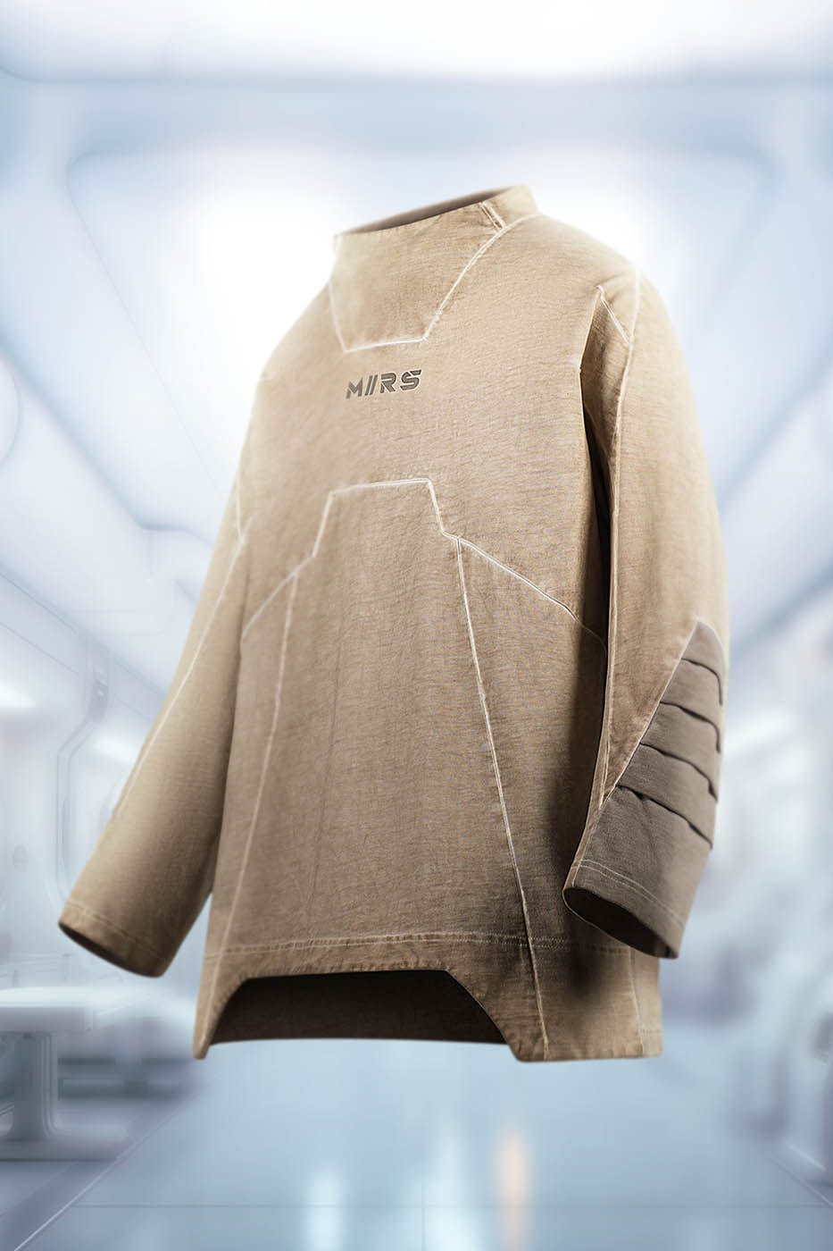 XIPHEVIL Futuristic-Distressed Paneled L/S Tee – photo 18 of 24