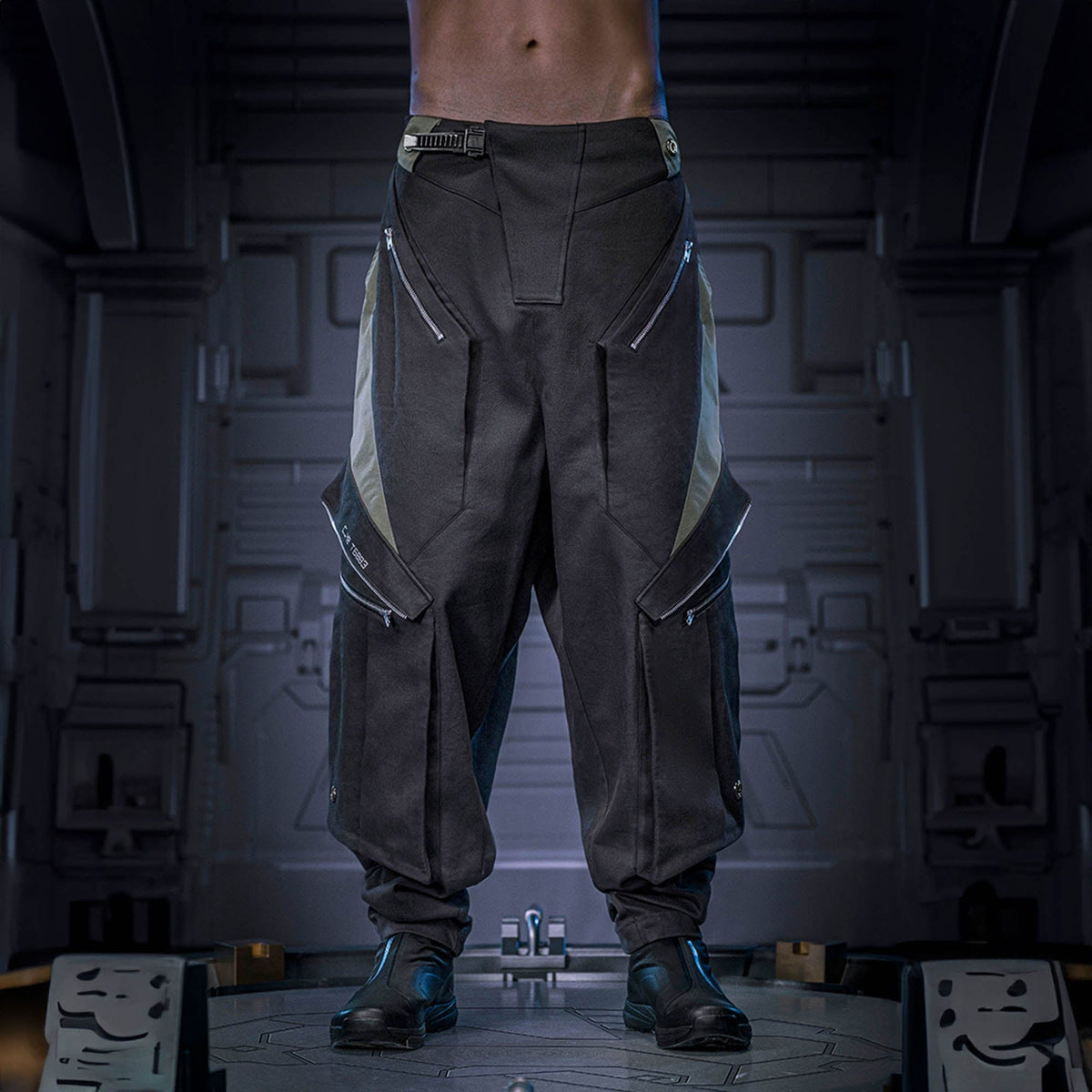 XIPHEVIL Blade Multi-Pocket Paneled Jogger Pants – photo 2 of 12