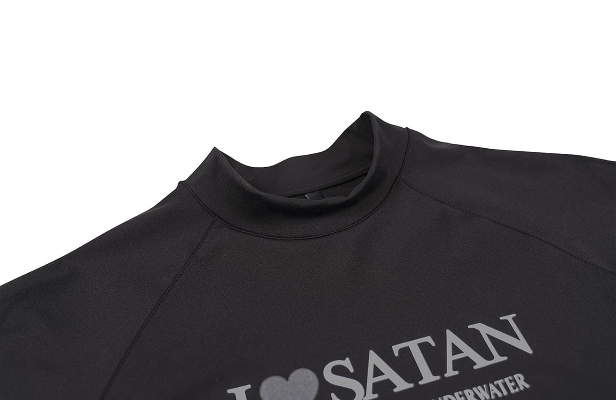 UNDERWATER Satan Racing Mock-Neck Long-Sleeve Tee – photo 9 of 12