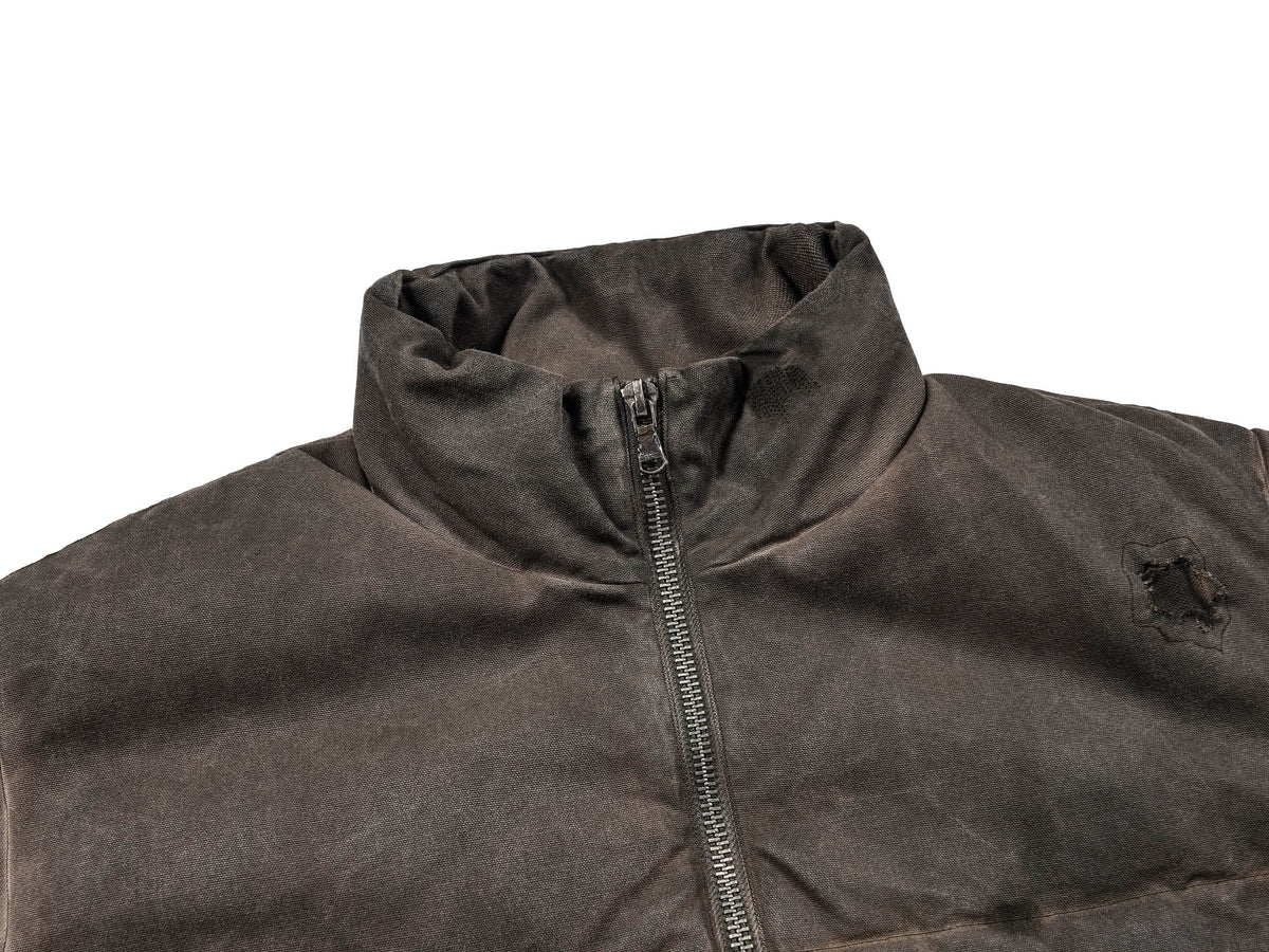 UNDERWATER Distressed Wanderer Patchwork Padded Jacket – photo 7 of 12