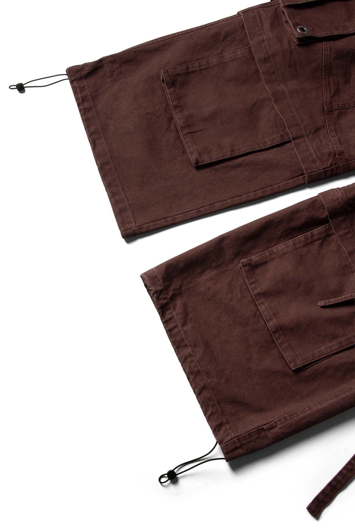RELABEL Multi-Pocket Detachable Scarf Distressed Cargo Coffee – photo 4 of 6