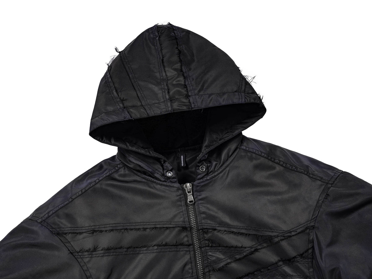 UNDERWATER Distressed Bondage MA-1 Jacket Black – photo 8 of 12