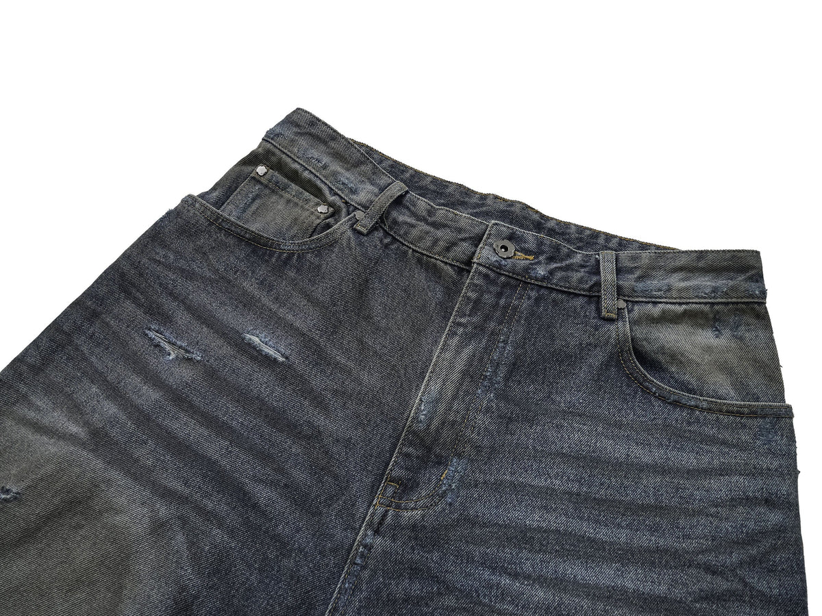 UNDERWATER Muddy Ripped Baggy Jeans – photo 9 of 13
