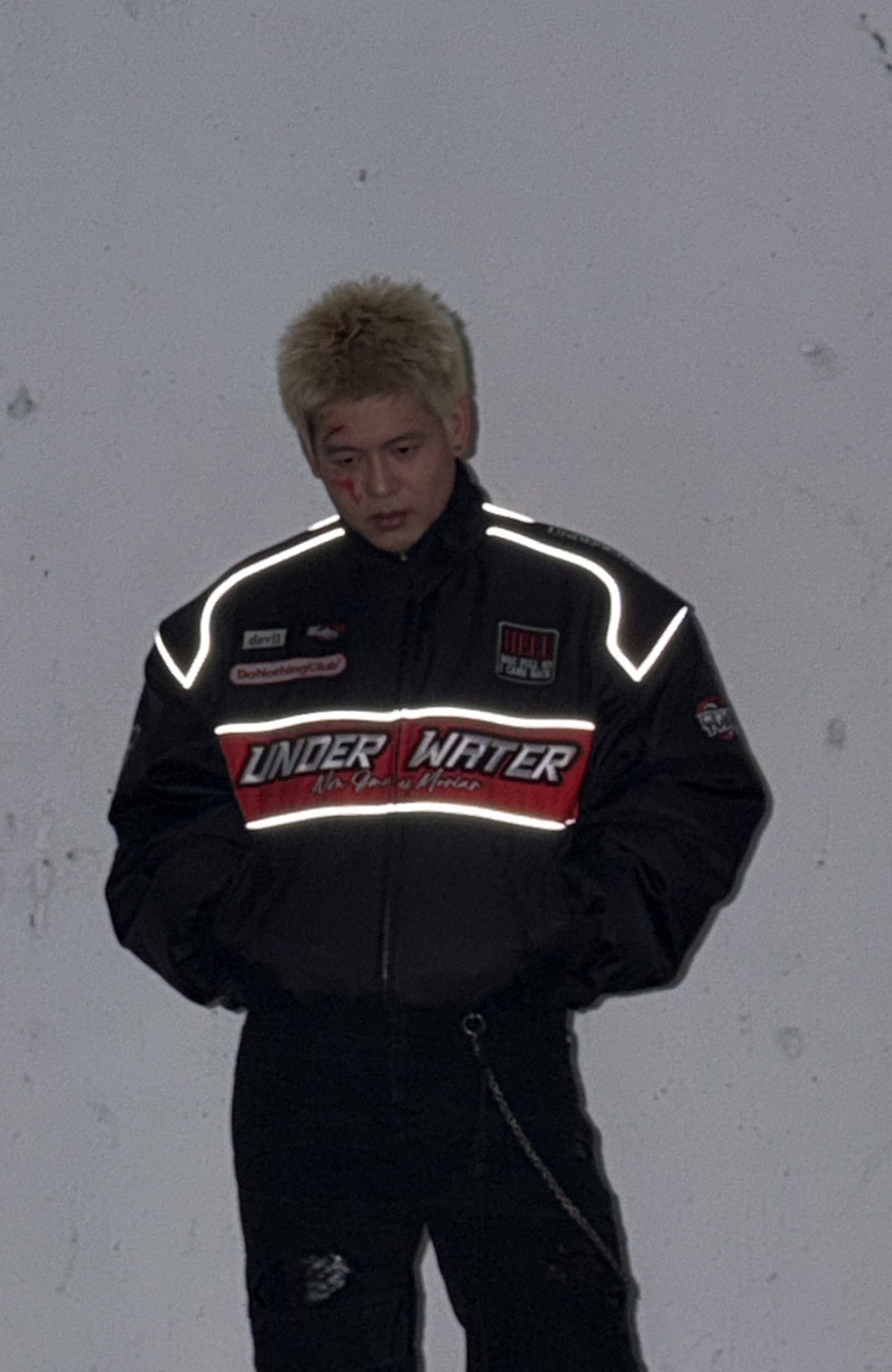 UNDERWATER Hell Racer Embroidered Padded Bomber – photo 8 of 15