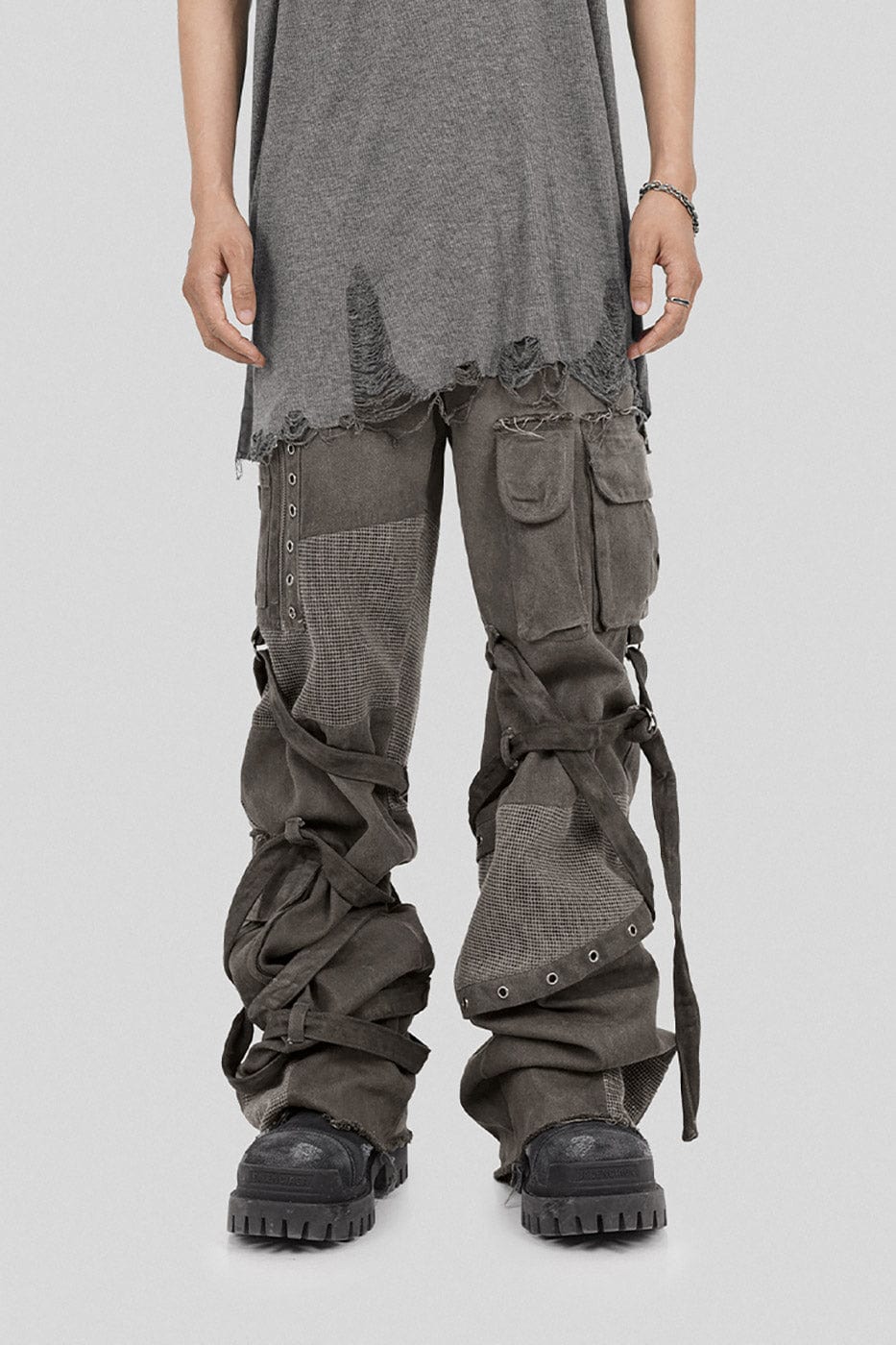 UNDERWATER Scavenger Heavyduty Multi-Pockets Striped Cargo – photo 12 of 24