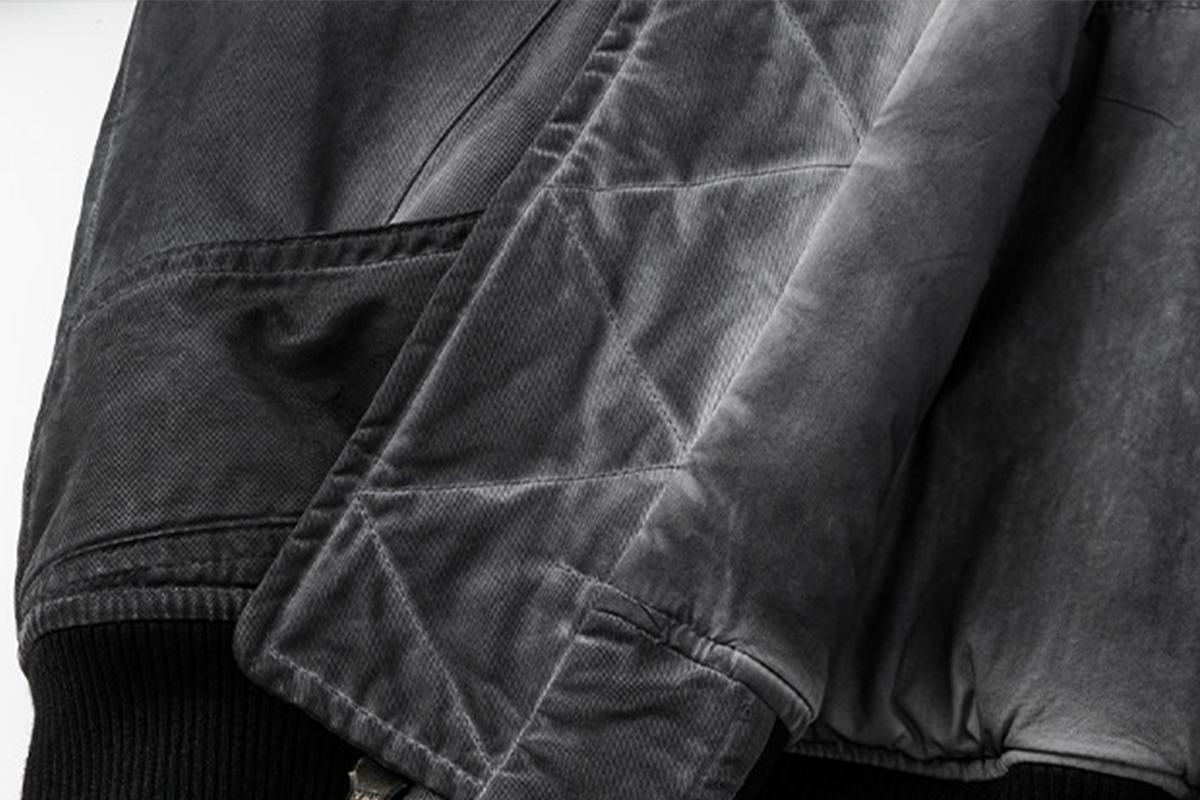 AVINMADE Washed Stitch Hooded Bomber Jacket – photo 13 of 16