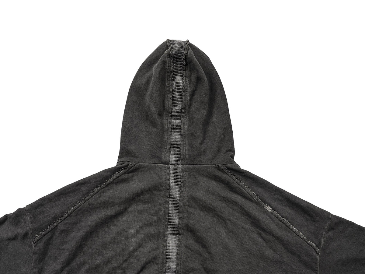 UNDERWATER Distressed Demon Clad Deconstructed Hooded Jacket – photo 8 of 12