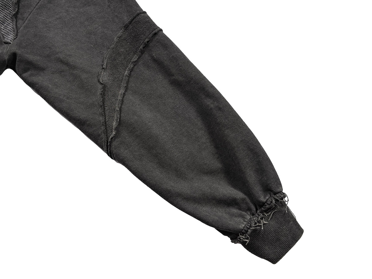 UNDERWATER Distressed Demon Clad Deconstructed Hooded Jacket – photo 9 of 12