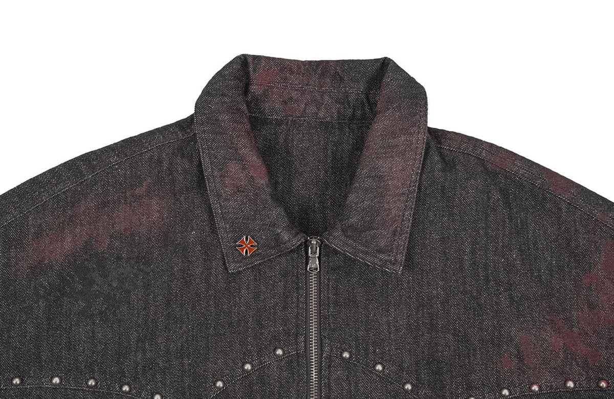 UNDERWATER Bloodstained Raw Denim Jacket – photo 14 of 14