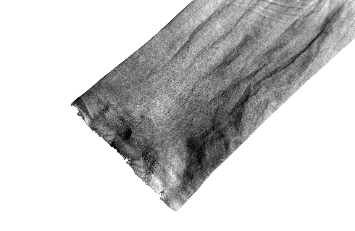 CINDER VEIN Distressed Washed Brush-Paint Crinkled Long-Sleeve Tee – photo 5 of 7