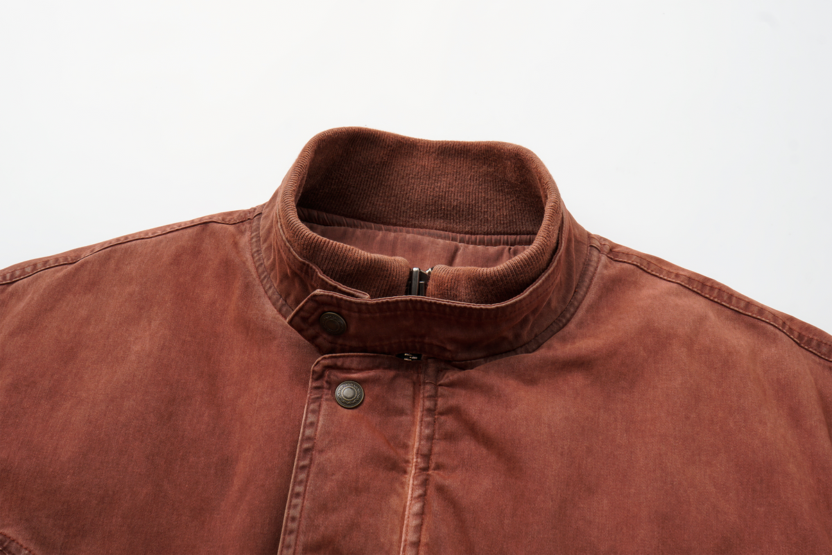 AVINMADE Washed Retro Bomber Jacket – photo 7 of 13