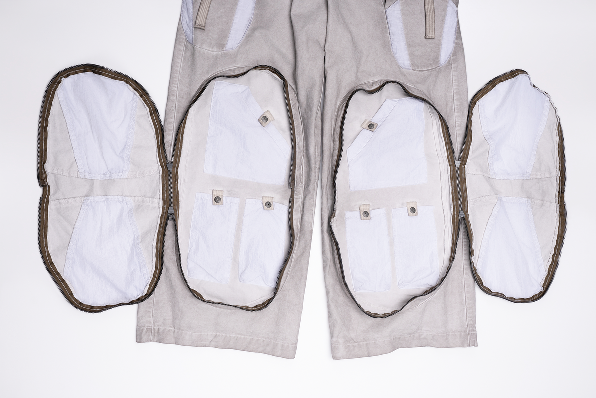 STEAM Multi-Pocket Spliced Parachute Cargo Pants – photo 25 of 25